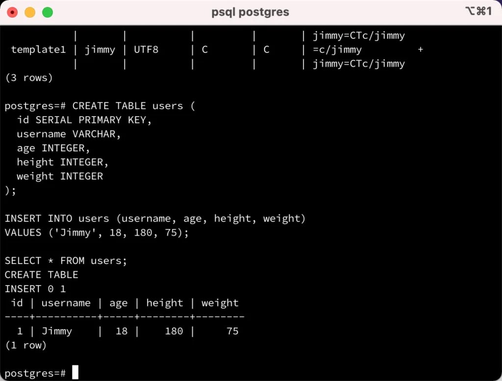 PostgreSQL 教學