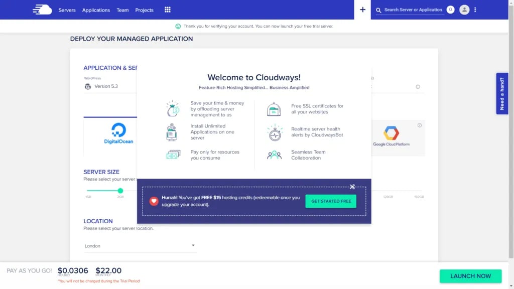 Cloudways 主機