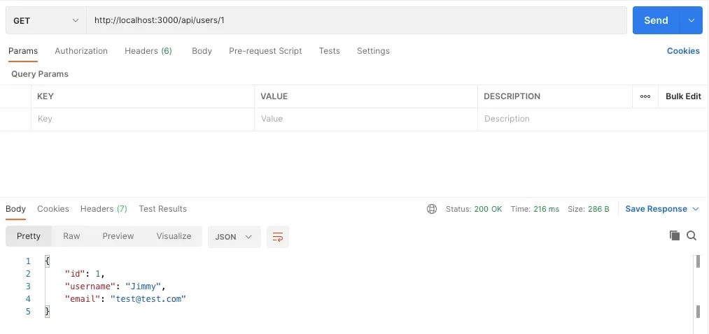 Node.js RESTful API
