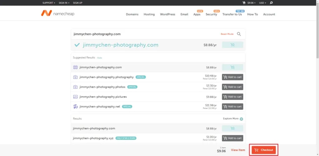 namecheap 教學