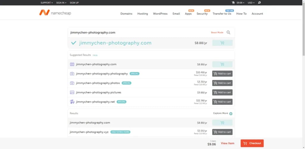 namecheap 教學